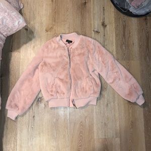 FASHION NOVA fluffy zipup jacket